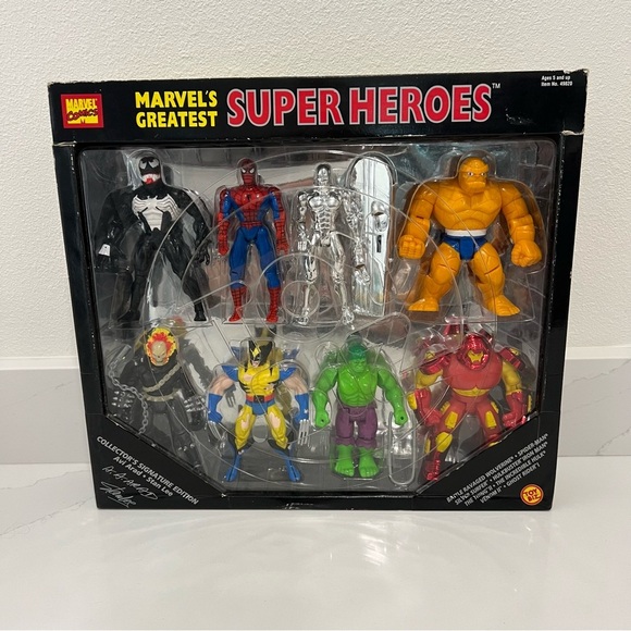 Vintage Marvel's Greatest Heroes Collector's Signature Edition NIB Figures Set - Picture 2 of 16
